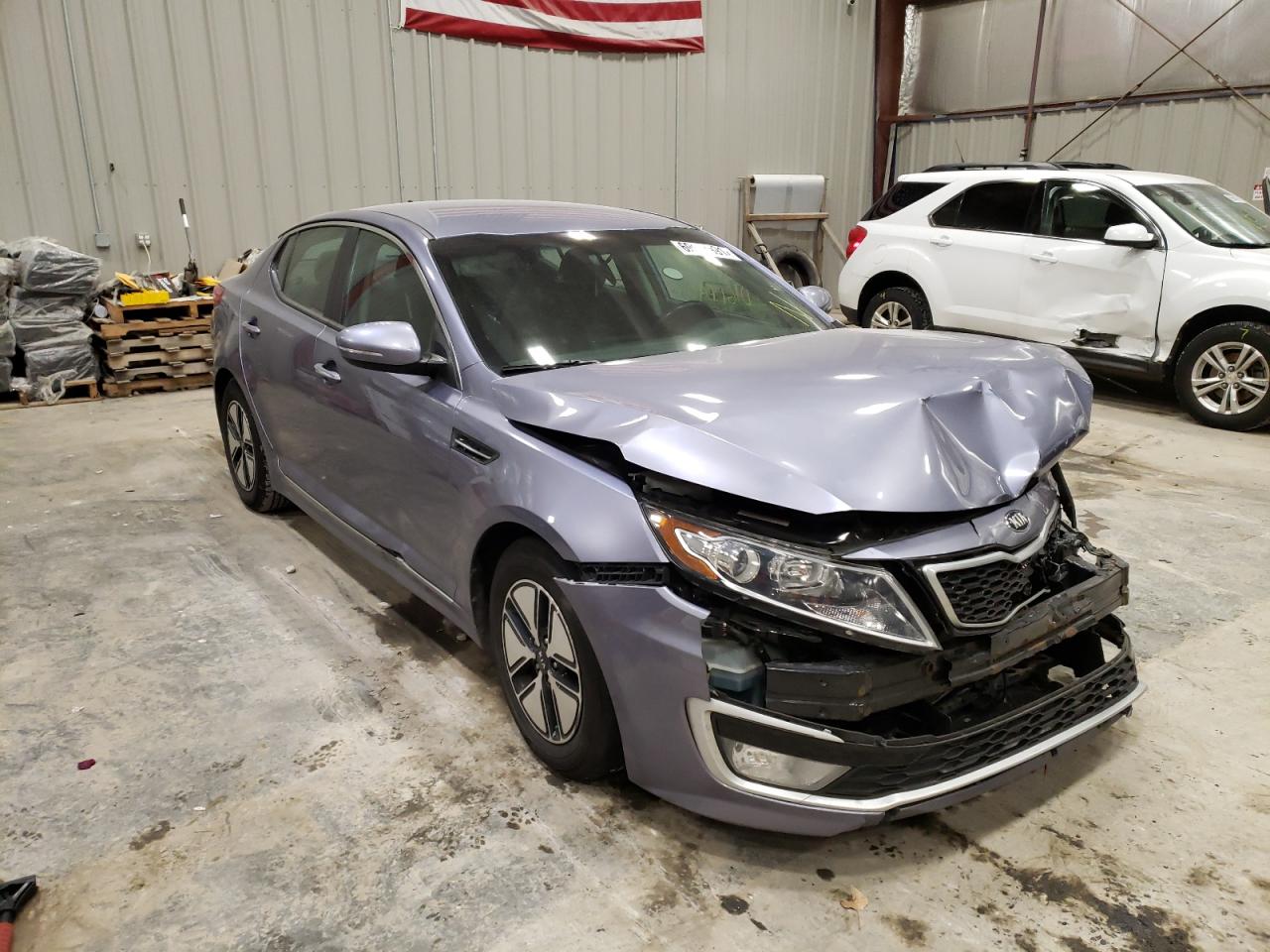 KIA OPTIMA HYB 2012 with VIN KNAGM4AD0C5023665 - Photo from auction