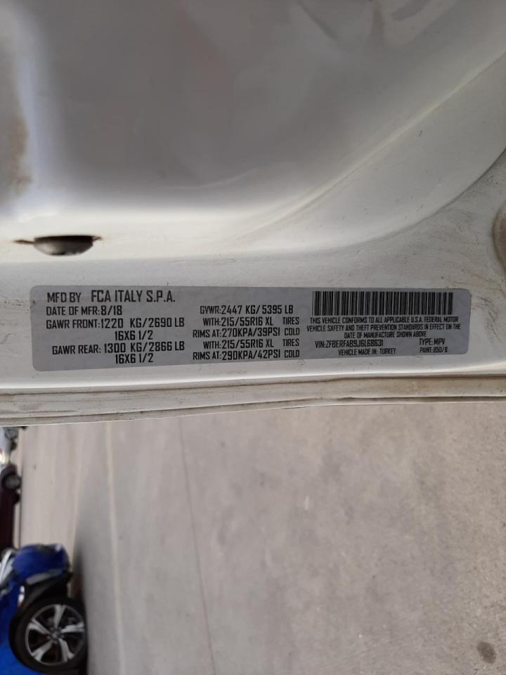 Photo 10 from auction – 2018 RAM PROMASTER with VIN ZFBERFAB9J6L68631