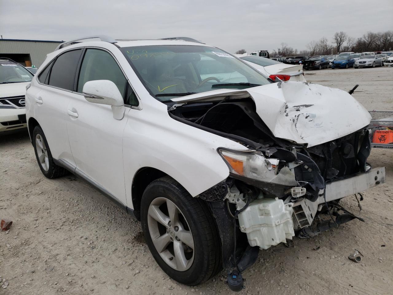 LEXUS RX 350 2011 with VIN 2T2BK1BAXBC098991 - Photo from auction