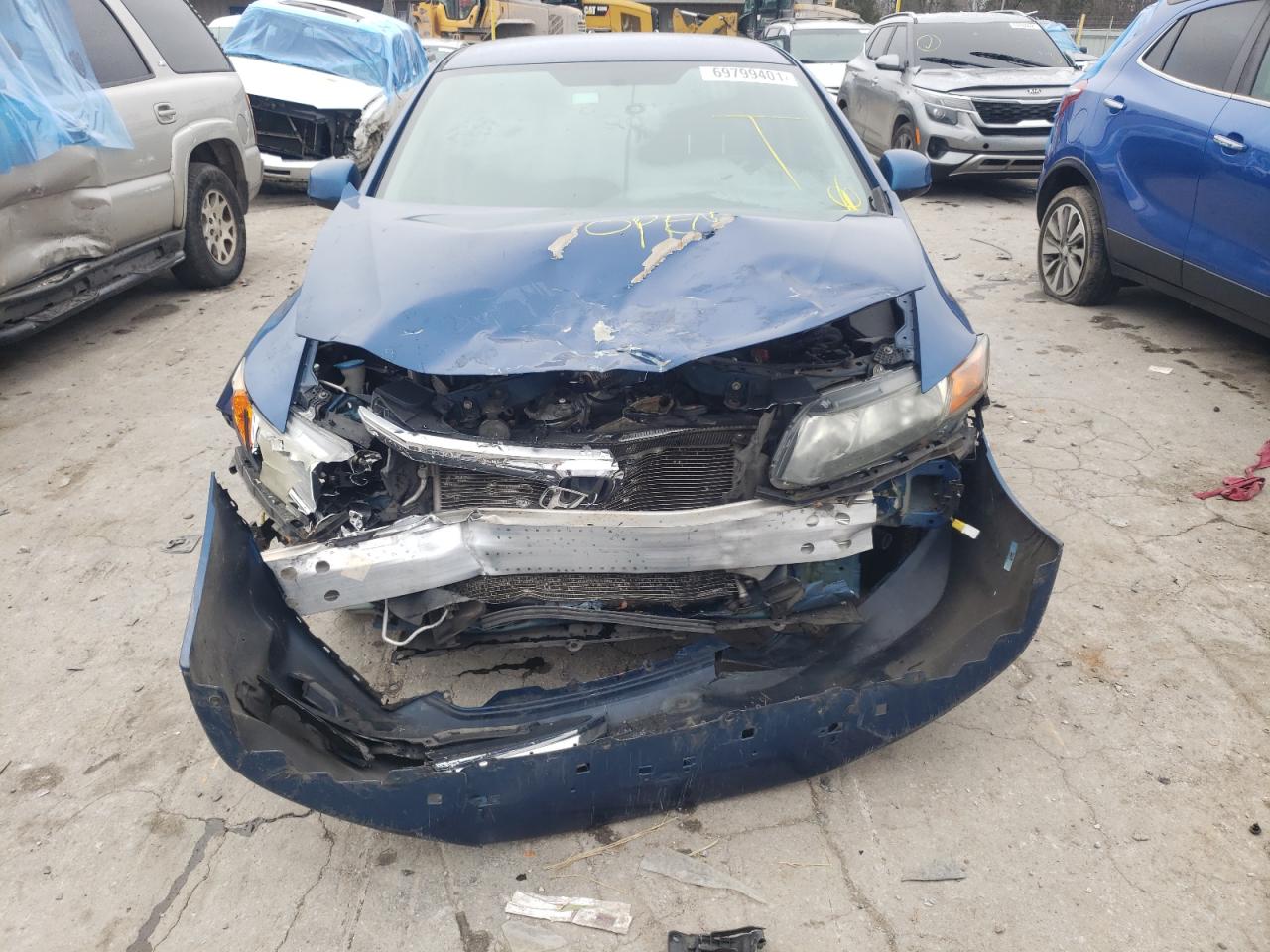 Photo 9 from auction – 2012 HONDA CIVIC LX with VIN 2HGFB2F56CH511104
