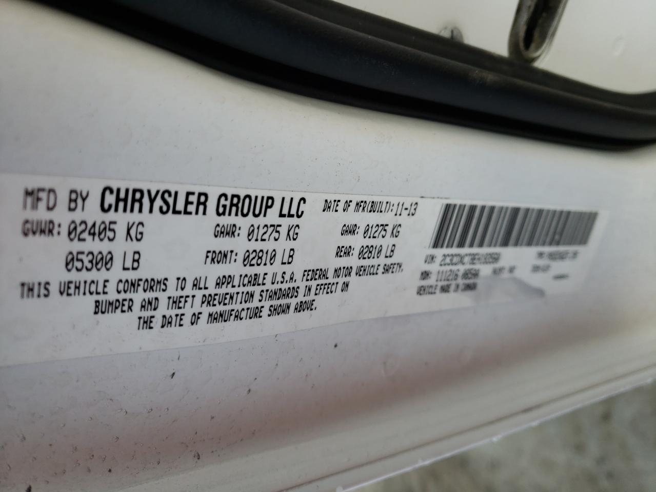 Photo 10 from auction – 2014 DODGE CHARGER R/ with VIN 2C3CDXCT8EH183560