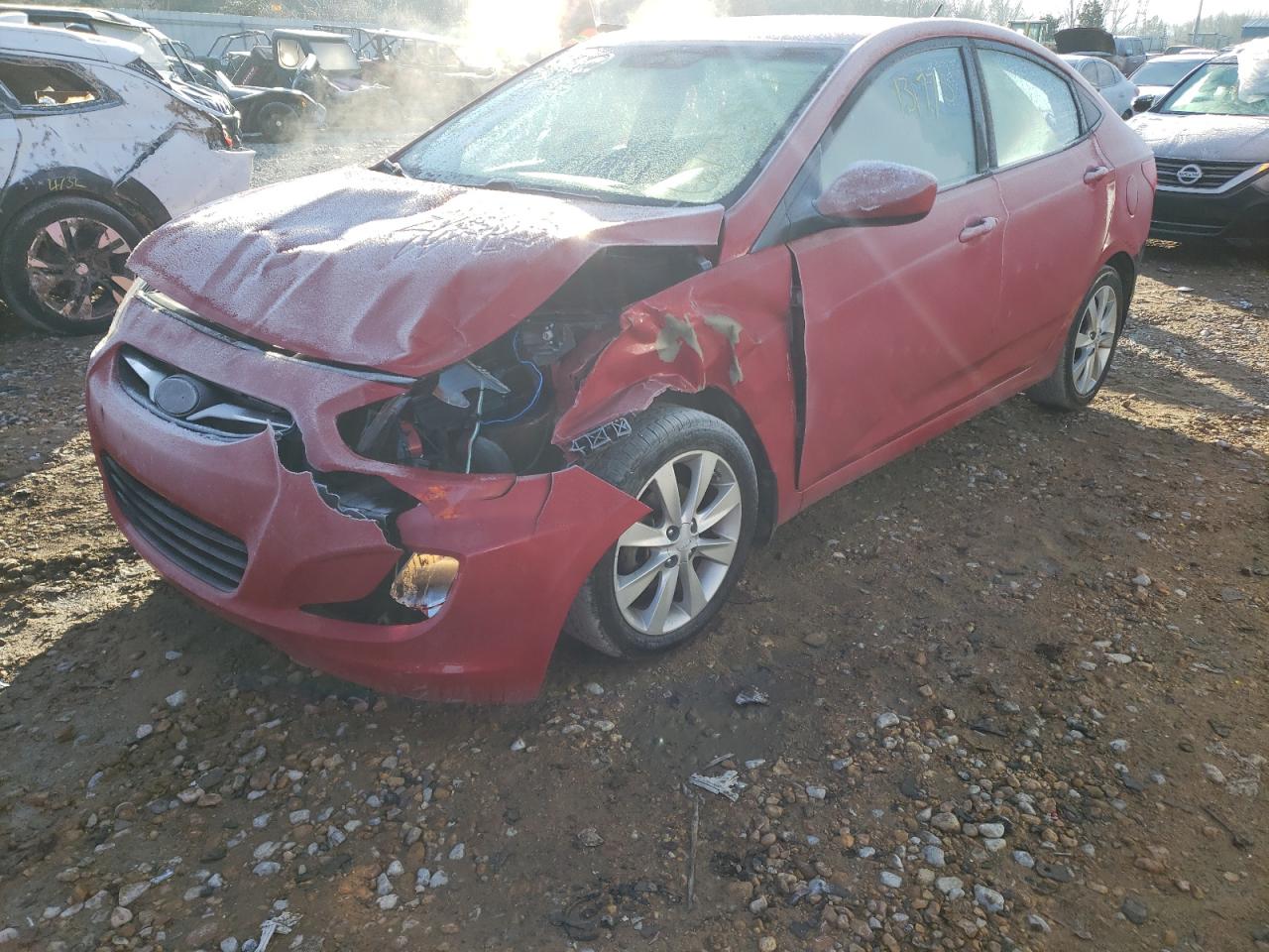 Photo 2 from auction – 2012 HYUNDAI ACCENT GLS with VIN KMHCU4AE2CU249217