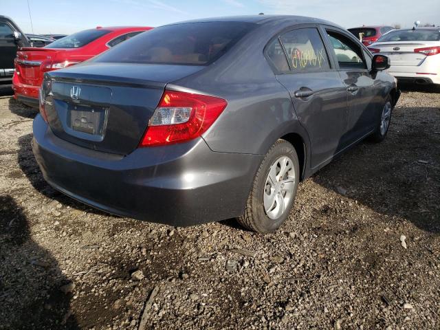 Photo 4 from auction – 2012 HONDA CIVIC LX with VIN 19XFB2F50CE048788