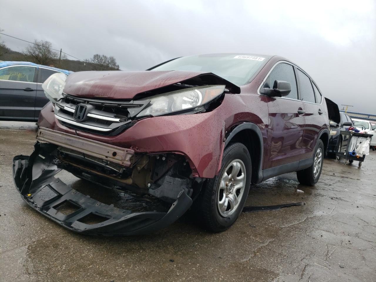 Photo 2 from auction – 2012 HONDA CR-V LX with VIN 5J6RM4H36CL046561