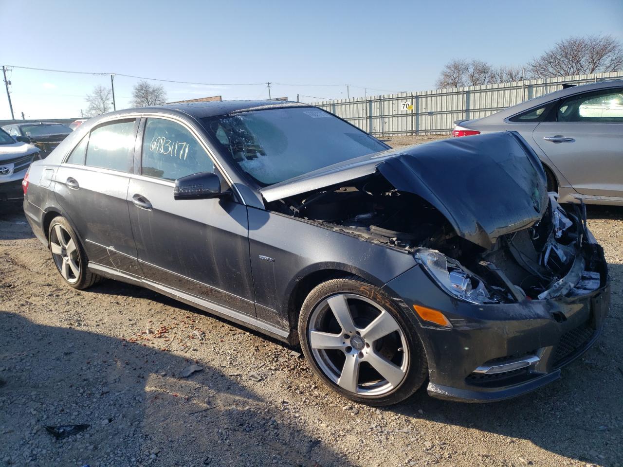 MERCEDES-BENZ E 350 4MAT 2012 with VIN WDDHF8JB6CA518683 - Photo from auction