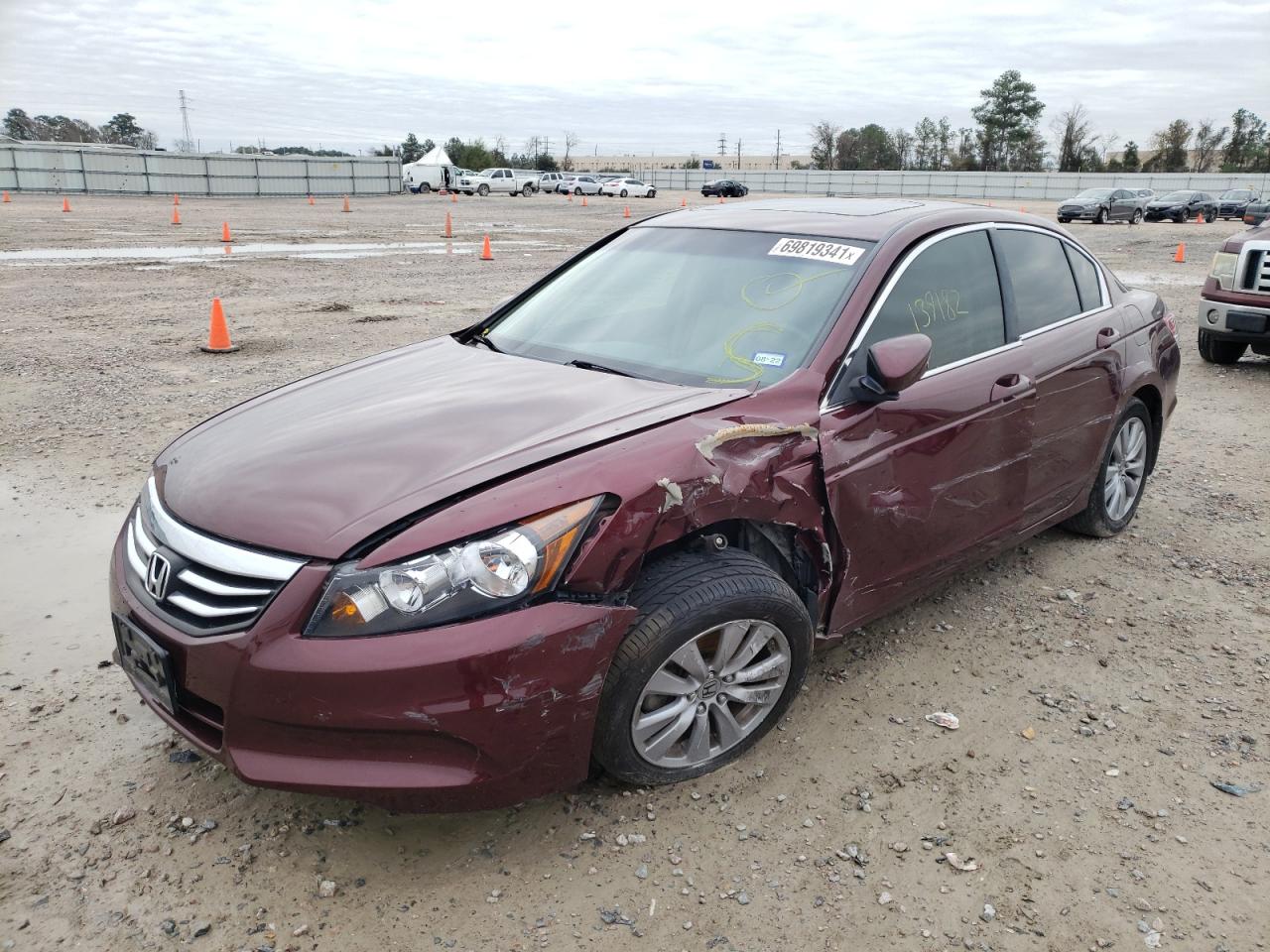 Photo 2 from auction – 2011 HONDA ACCORD EXL with VIN 1HGCP2F89BA022823