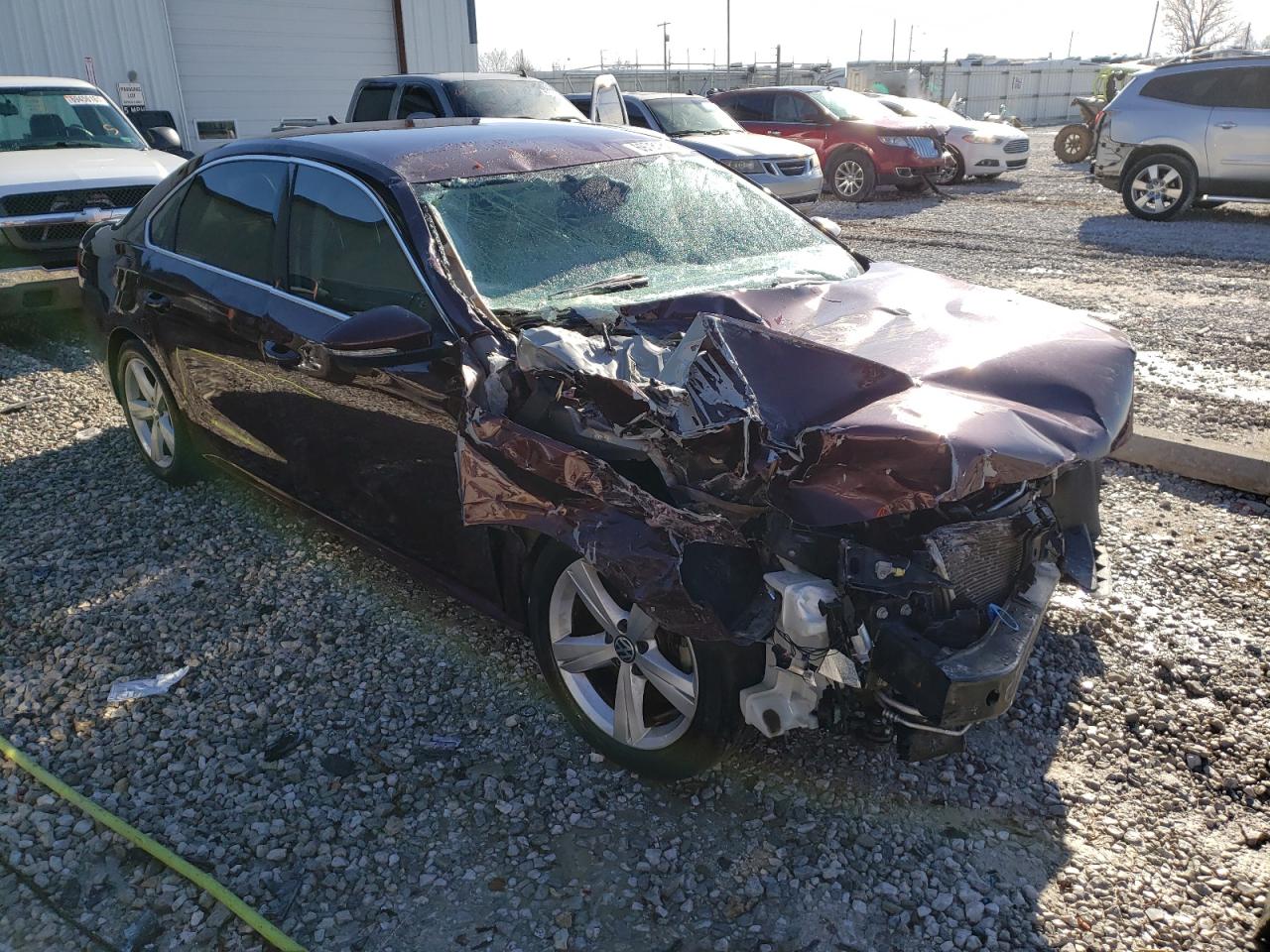 Photo 1 from auction – 2012 VOLKSWAGEN PASSAT with VIN 1VWBH7A34CC068322