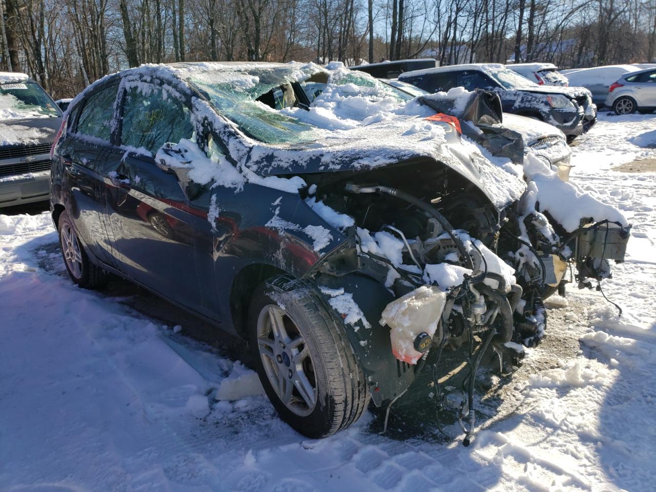 FORD FIESTA SE 2018 with VIN 3FADP4EJ8JM127427 - Photo from auction