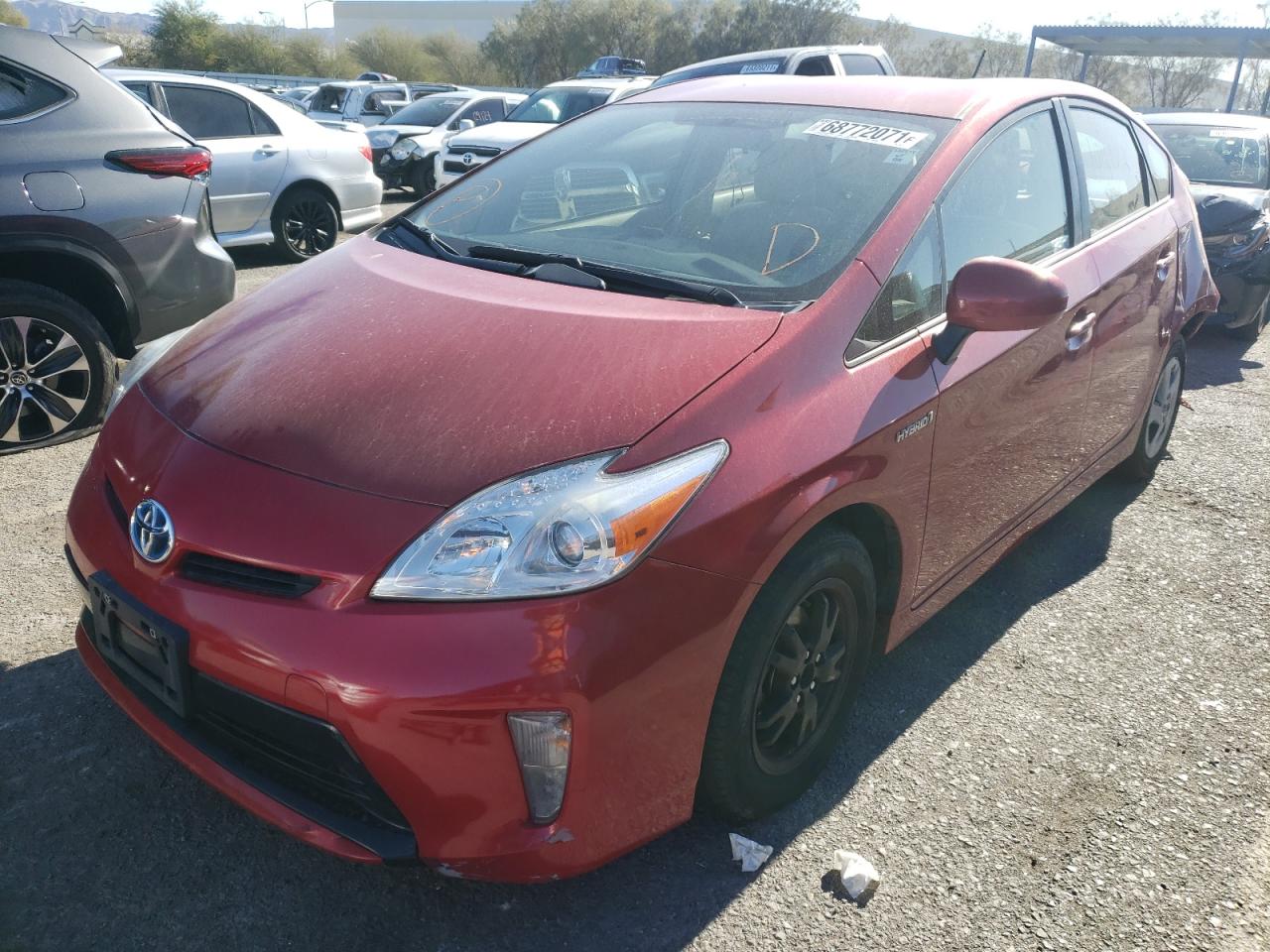 Photo 2 from auction – 2014 TOYOTA PRIUS with VIN JTDKN3DU0E0386595