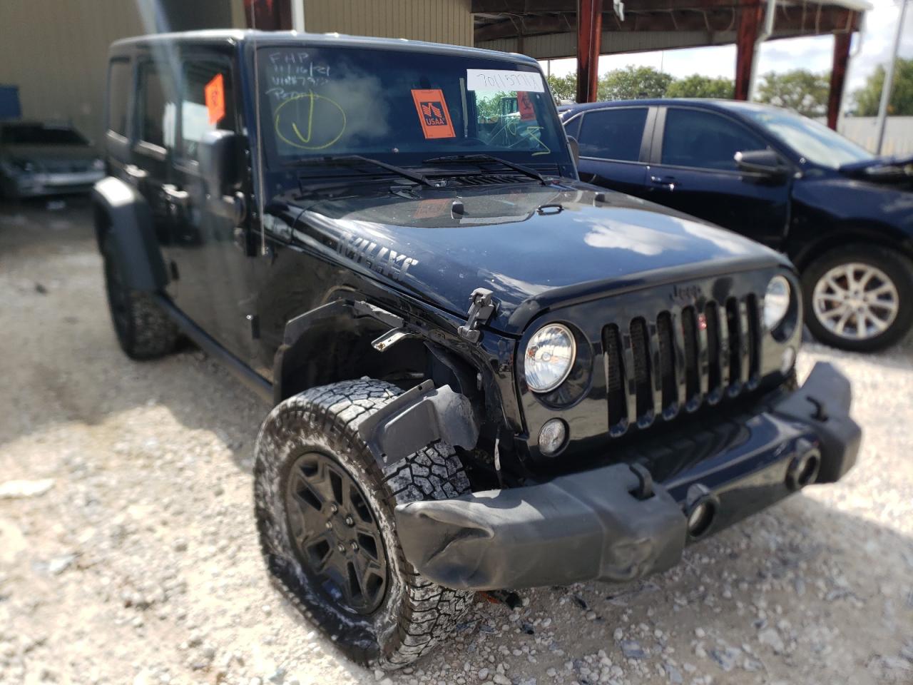 JEEP WRANGLER U 2018 with VIN 1C4BJWDG3JL867912 - Photo from auction