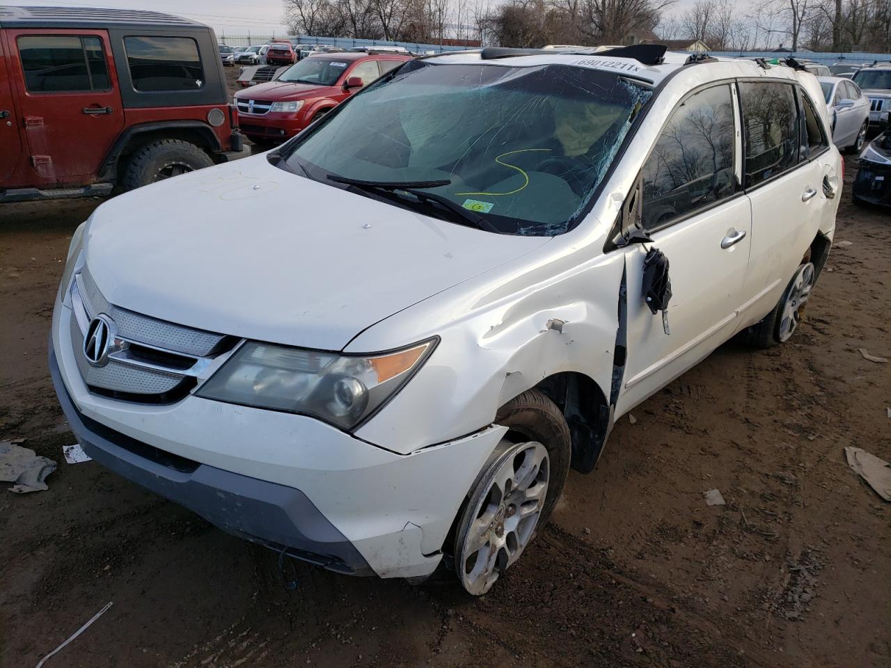 Photo 2 from auction – 2008 ACURA MDX with VIN 2HNYD28218H511677