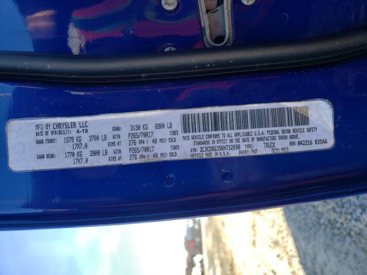 Photo 10 from auction – 2020 DODGE CHARGER SC with VIN 2C3CDXGJ7LH228347