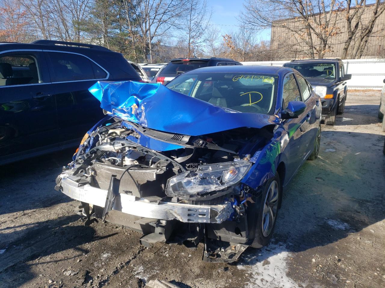 Photo 2 from auction – 2019 HONDA CIVIC LX with VIN 2HGFC2F65KH534877