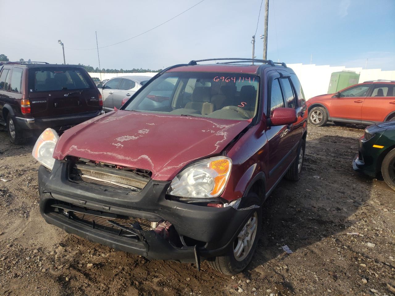 Photo 2 from auction – 2002 HONDA CR-V EX with VIN JHLRD78802C080354