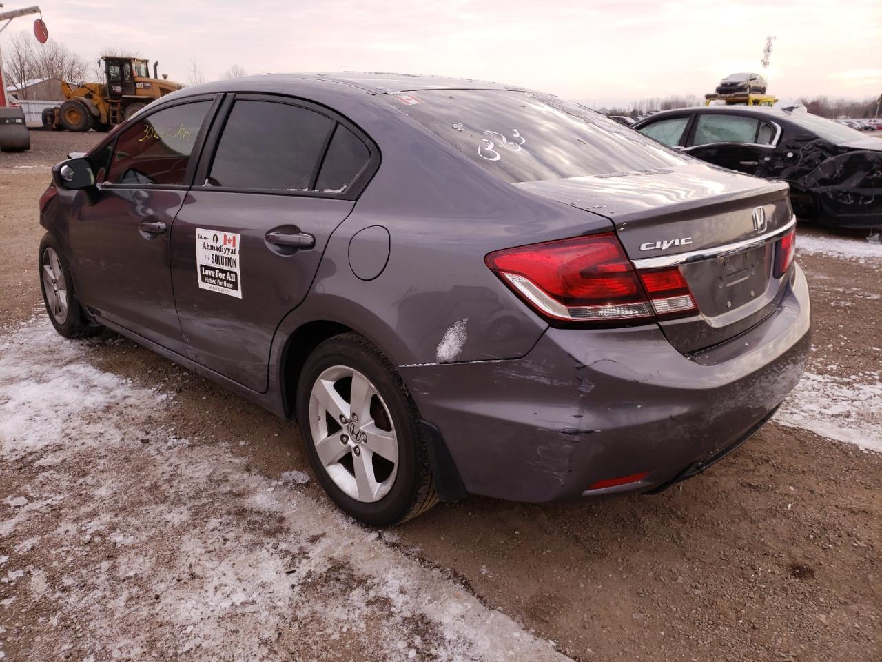 Photo 3 from auction – 2014 HONDA CIVIC LX with VIN 2HGFB2F46EH014905