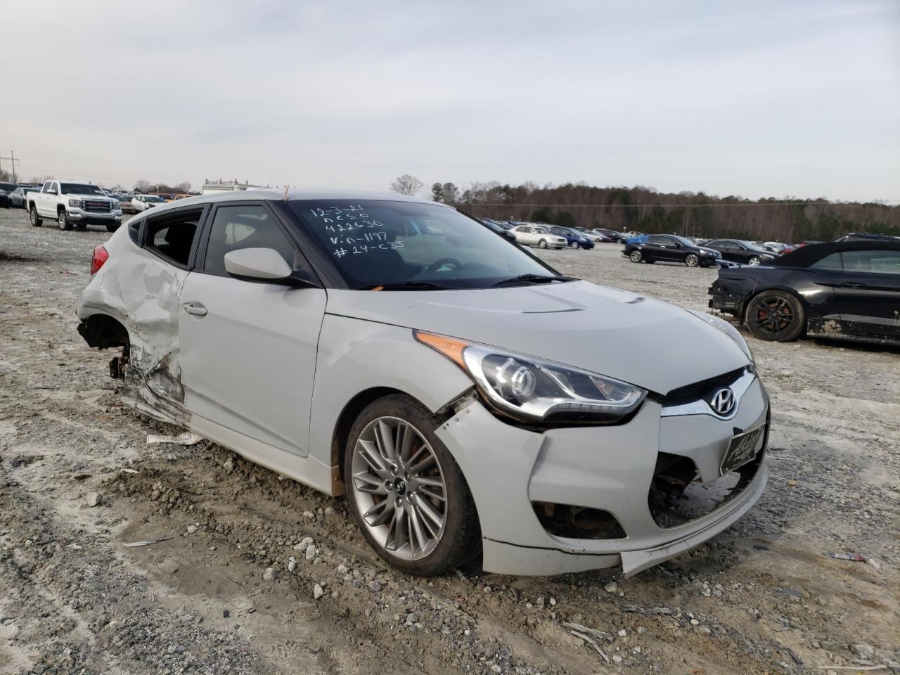 HYUNDAI VELOSTER 2013 with VIN KMHTC6ADXDU161197 - Photo from auction