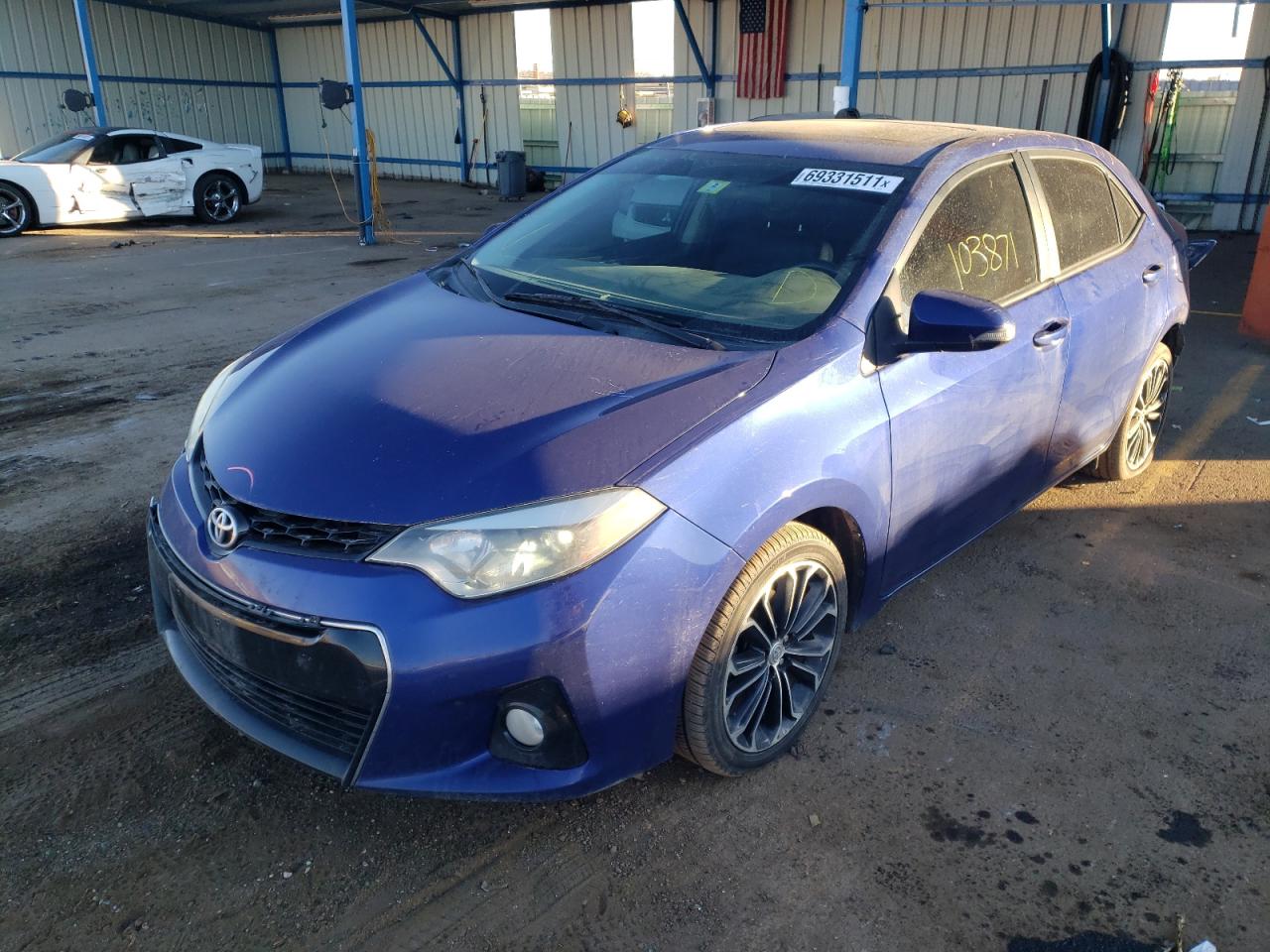 Photo 2 from auction – 2014 TOYOTA COROLLA L with VIN 2T1BURHEXEC031478
