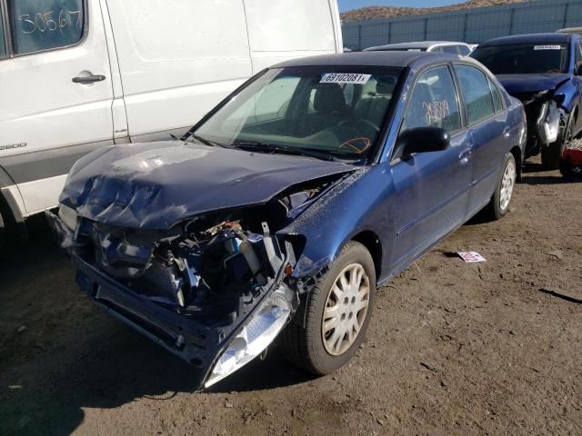 Photo 2 from auction – 2005 HONDA CIVIC LX with VIN 2HGES16565H581372