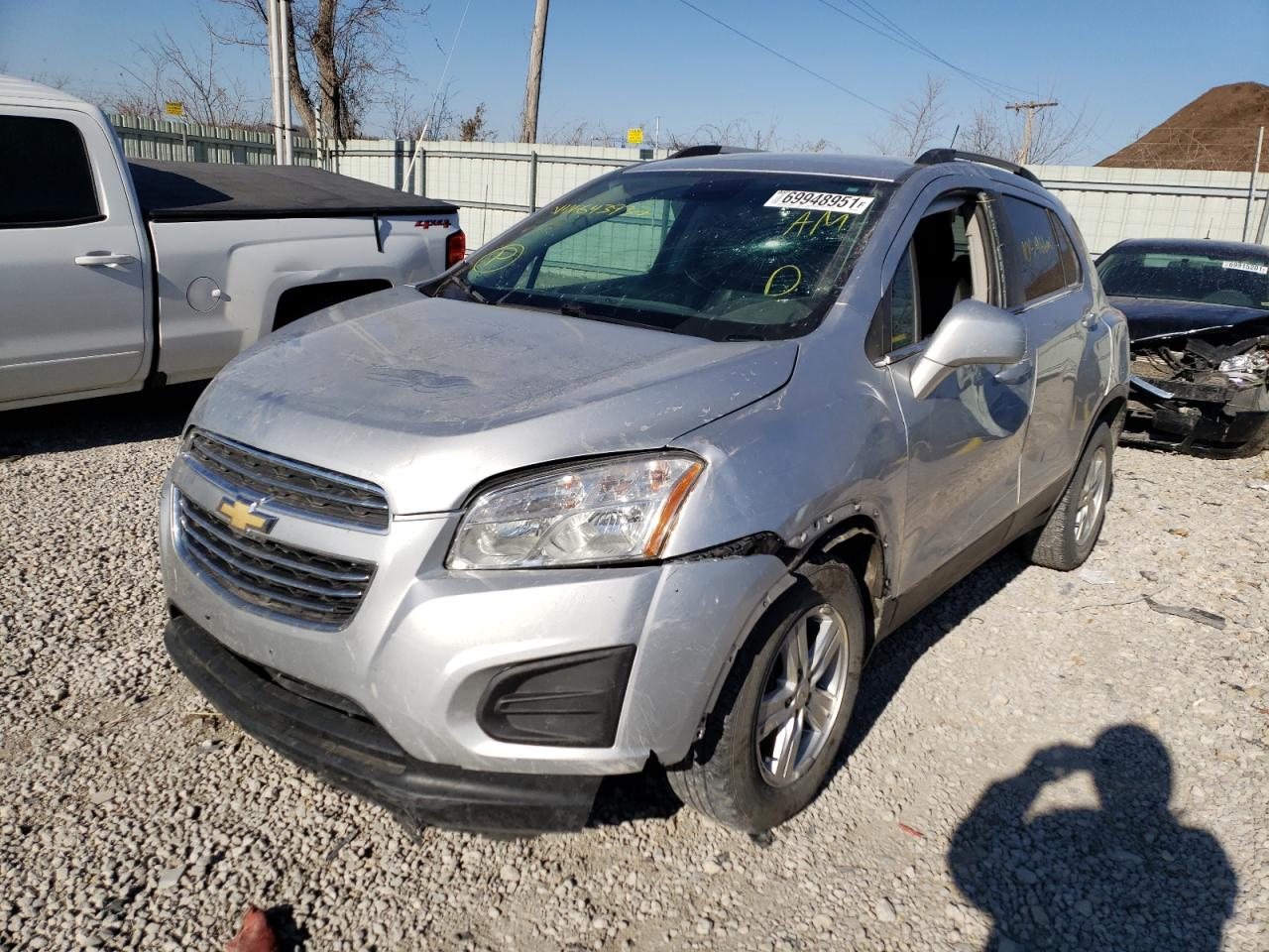 Photo 2 from auction – 2016 CHEVROLET TRAX 1LT with VIN KL7CJPSB0GB643932