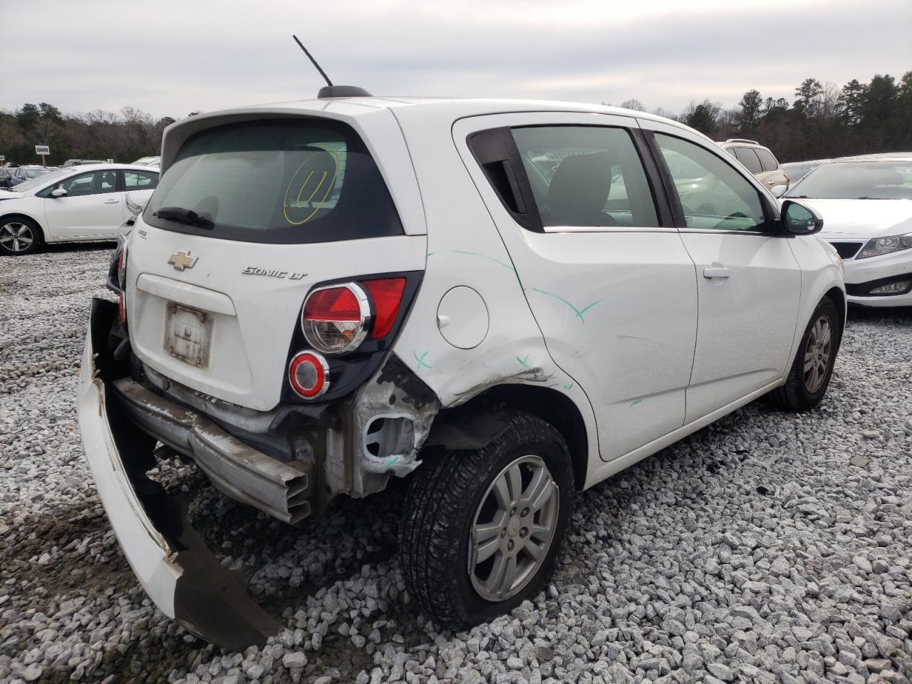 Photo 4 from auction – 2015 CHEVROLET SONIC LT with VIN 1G1JC6SH7F4198524