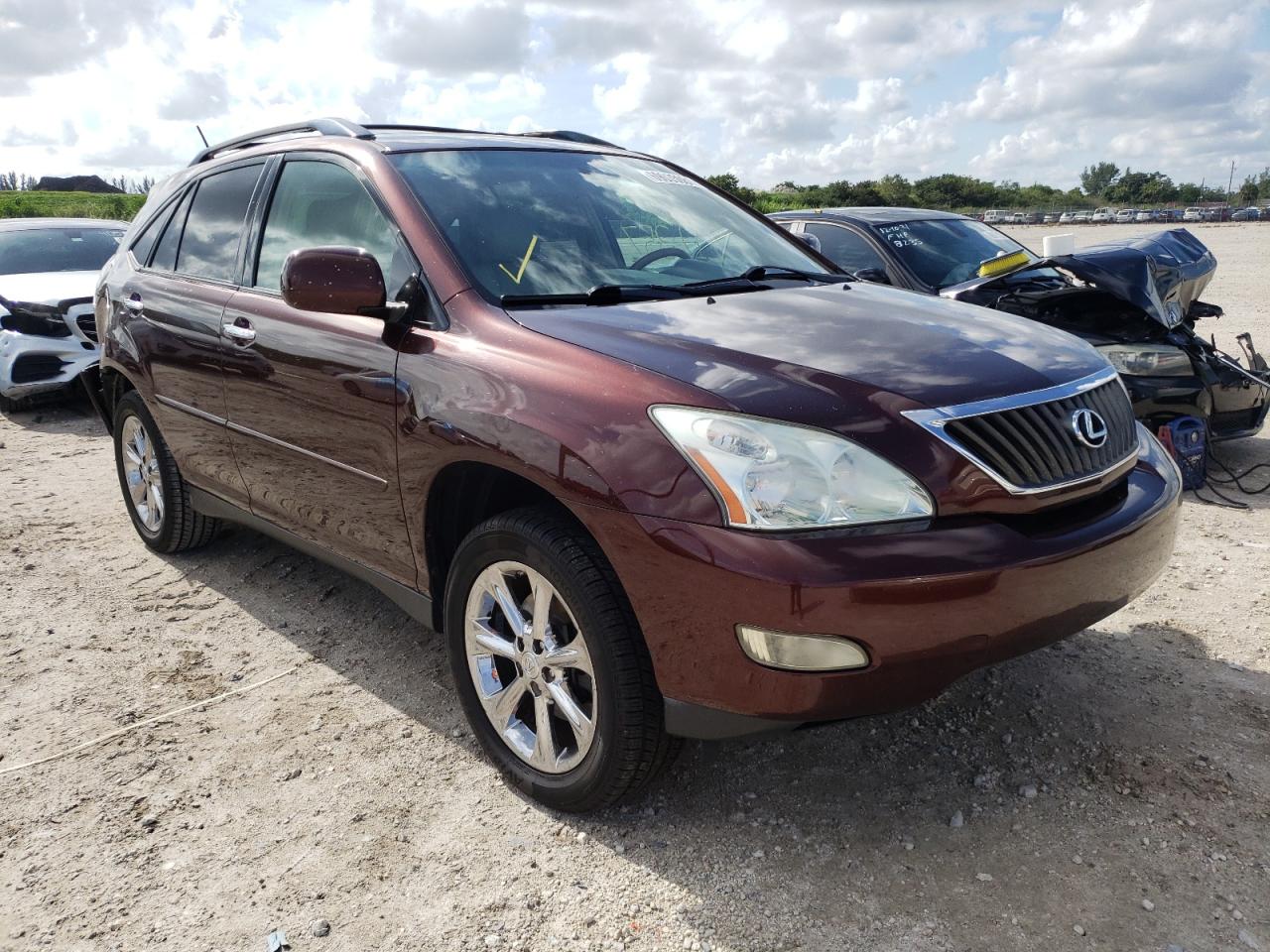 LEXUS RX 350 2009 with VIN JTJGK31U499852983 - Photo from auction