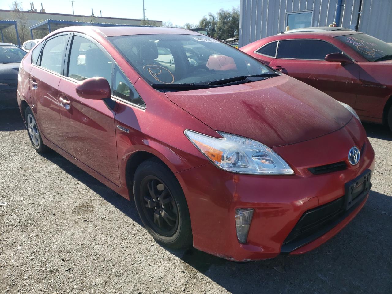 TOYOTA PRIUS 2014 with VIN JTDKN3DU0E0386595 - Photo from auction