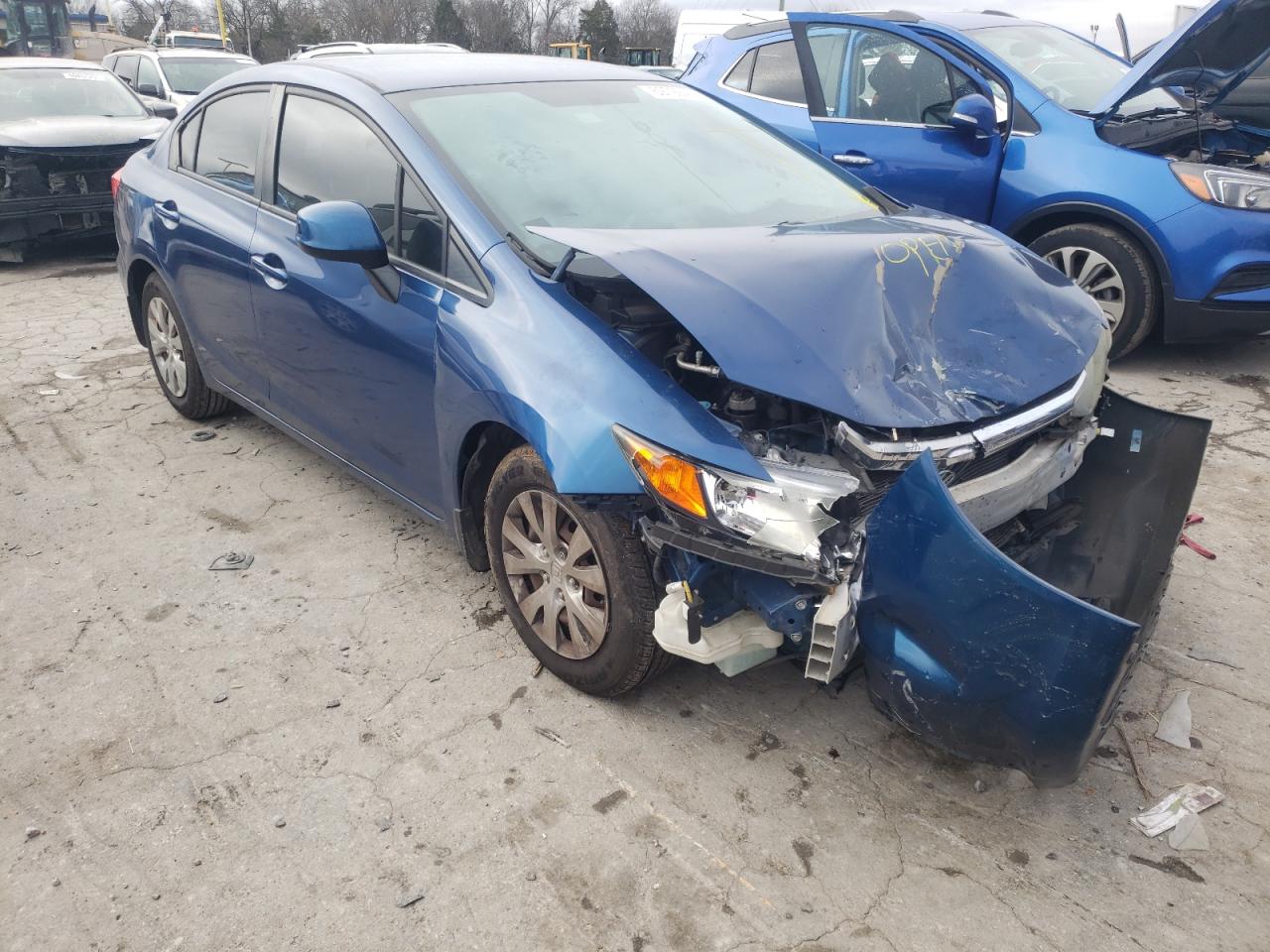 HONDA CIVIC LX 2012 with VIN 2HGFB2F56CH511104 - Photo from auction