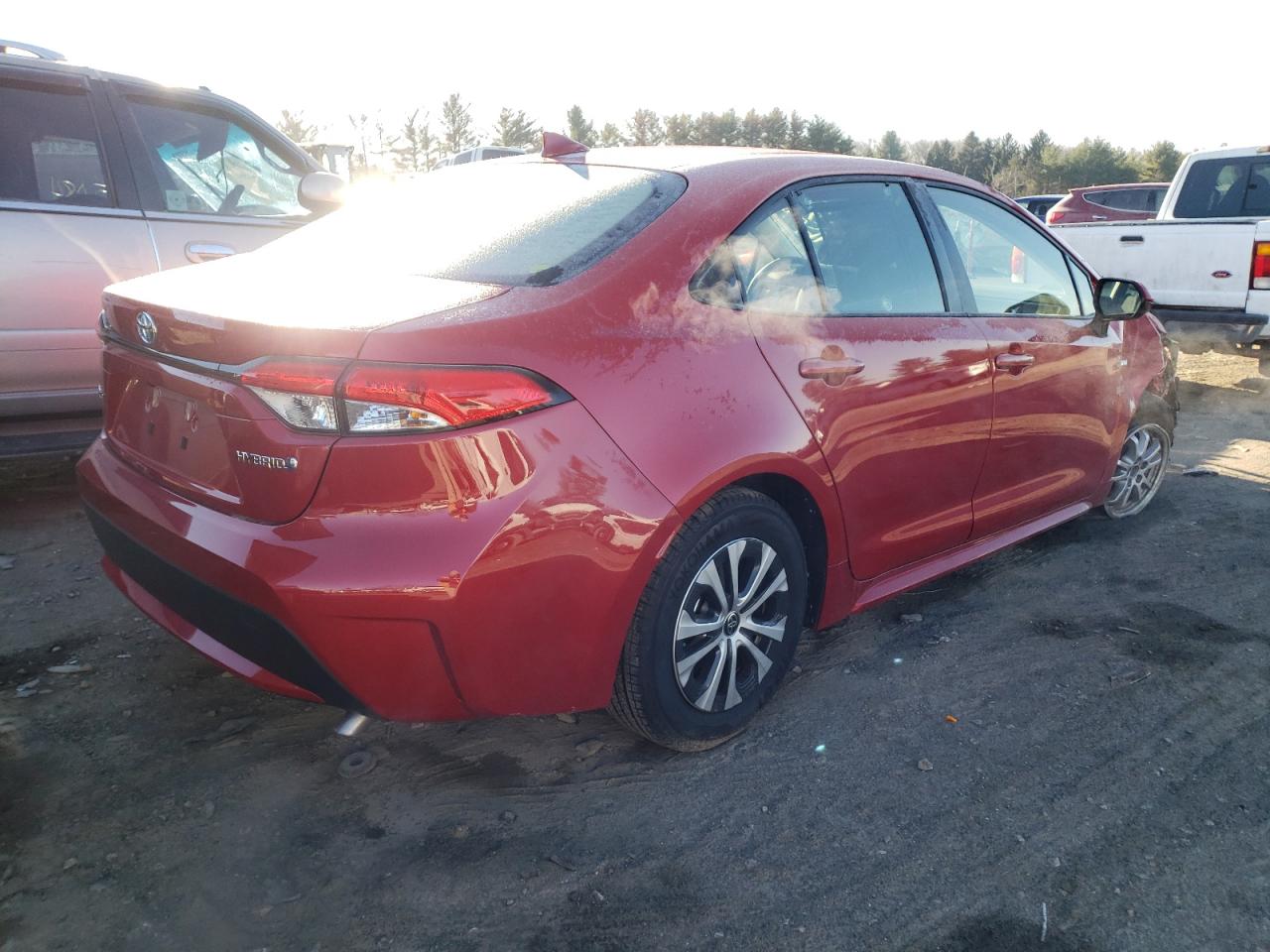 Photo 4 from auction – 2021 TOYOTA COROLLA LE with VIN JTDEAMDE0MJ025271