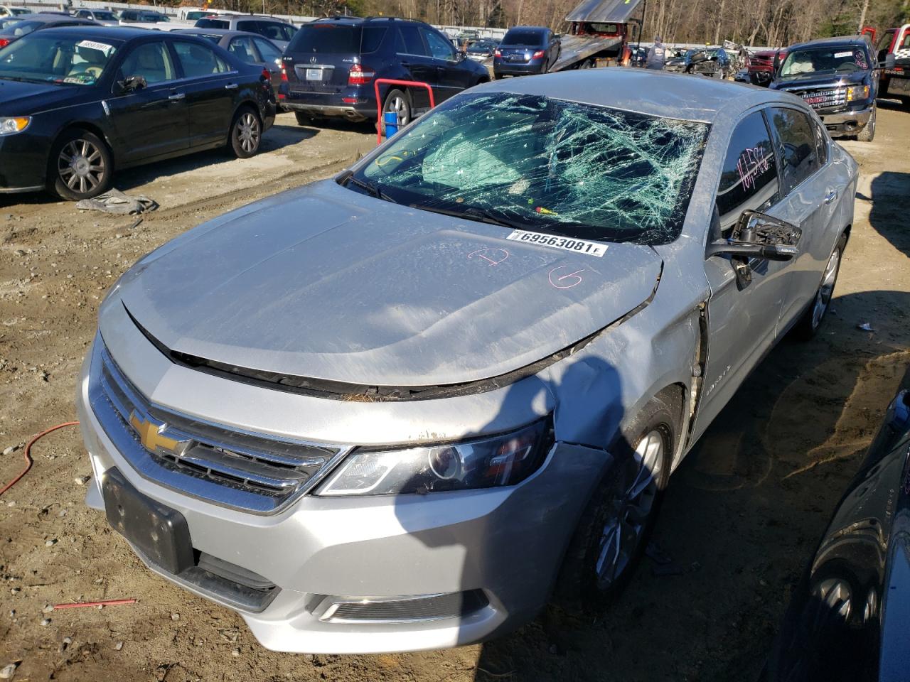 Photo 2 from auction – 2017 CHEVROLET IMPALA LT with VIN 2G1105S36H9162217