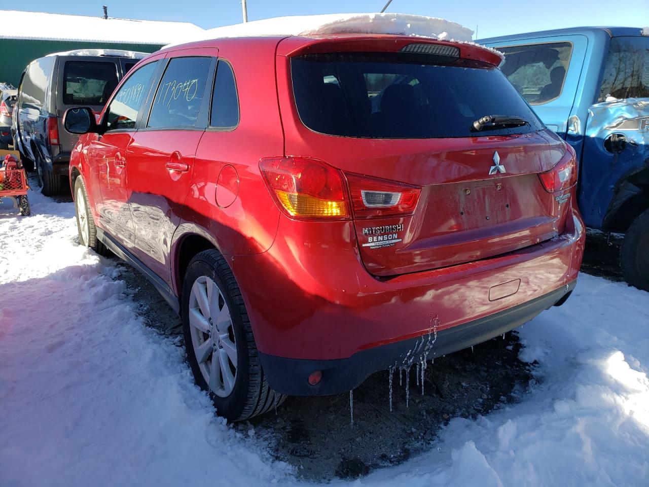 Photo 3 from auction – 2013 MITSUBISHI OUTLANDER with VIN 4A4AR3AU5DE017553