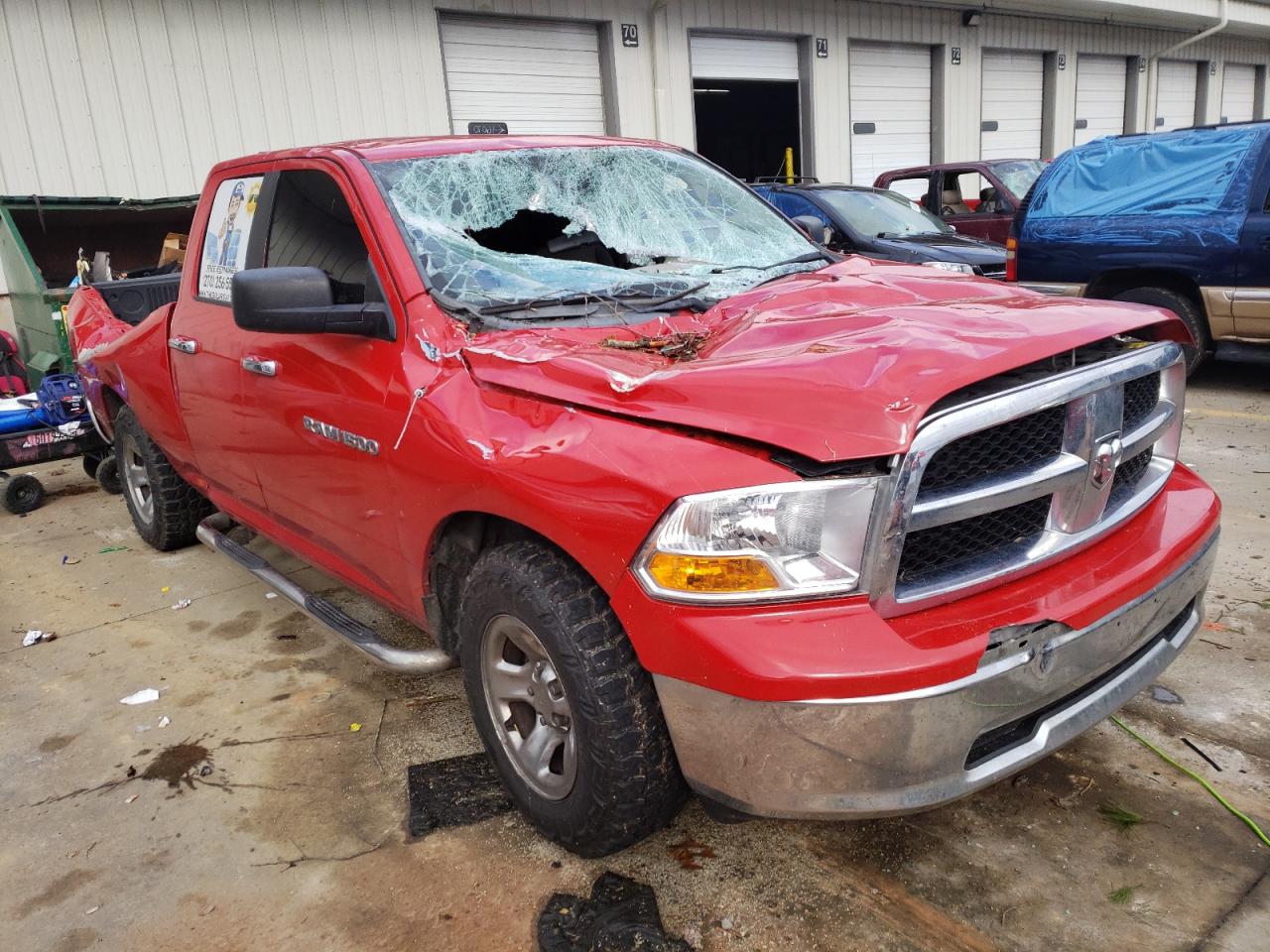 DODGE RAM 1500 2011 with VIN 1D7RV1GPXBS674669 - Photo from auction