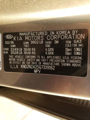 Photo 10 from auction – 2016 KIA SOUL with VIN KNDJN2A25G7339162