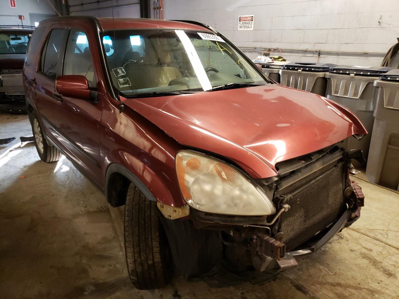 HONDA CR-V EX 2005 with VIN JHLRD78835C028981 - Photo from auction