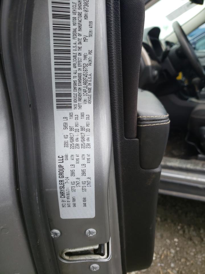 Photo 10 from auction – 2015 JEEP CHEROKEE S with VIN 1C4PJLAB2FW516752