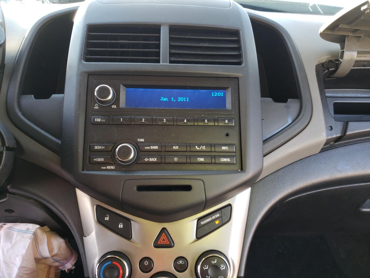 Photo 9 from auction – 2012 CHEVROLET SONIC LS with VIN 1G1JA6SH4C4144275