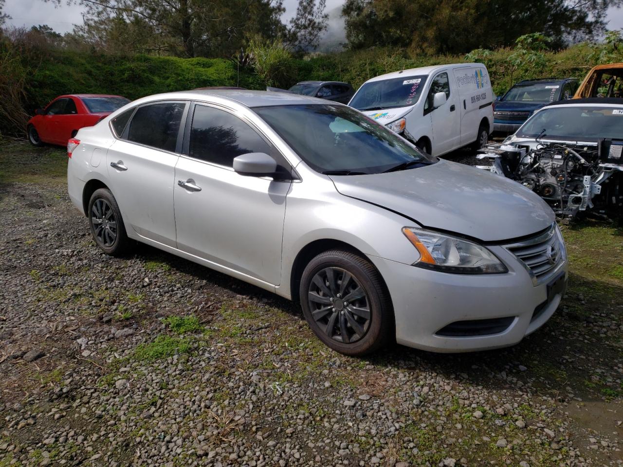 NISSAN SENTRA S 2014 with VIN 3N1AB7AP8EY201437 - Photo from auction