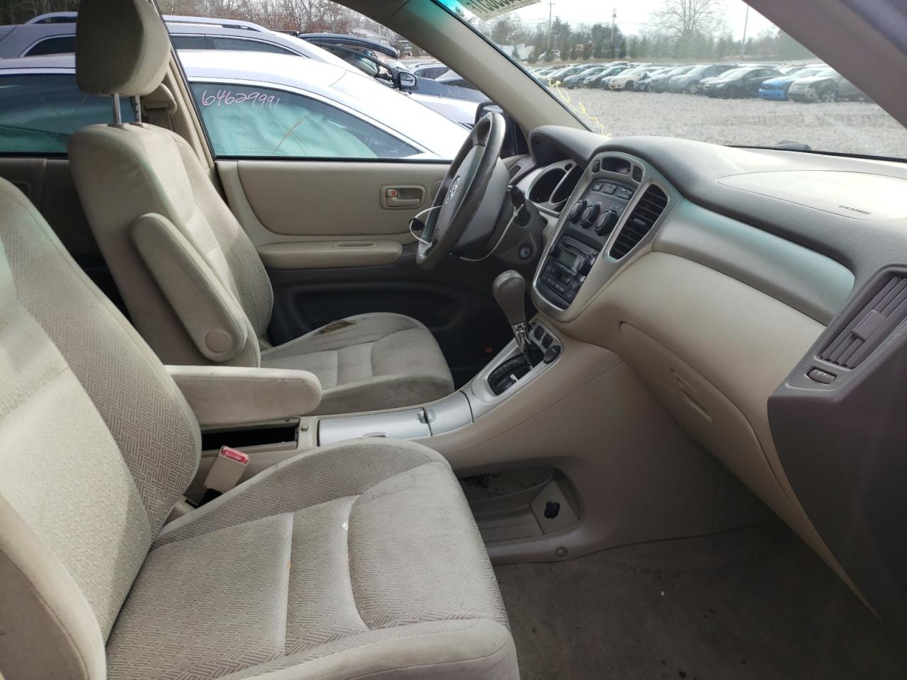 Photo 5 from auction – 2005 TOYOTA HIGHLANDER with VIN JTEEP21A550124613