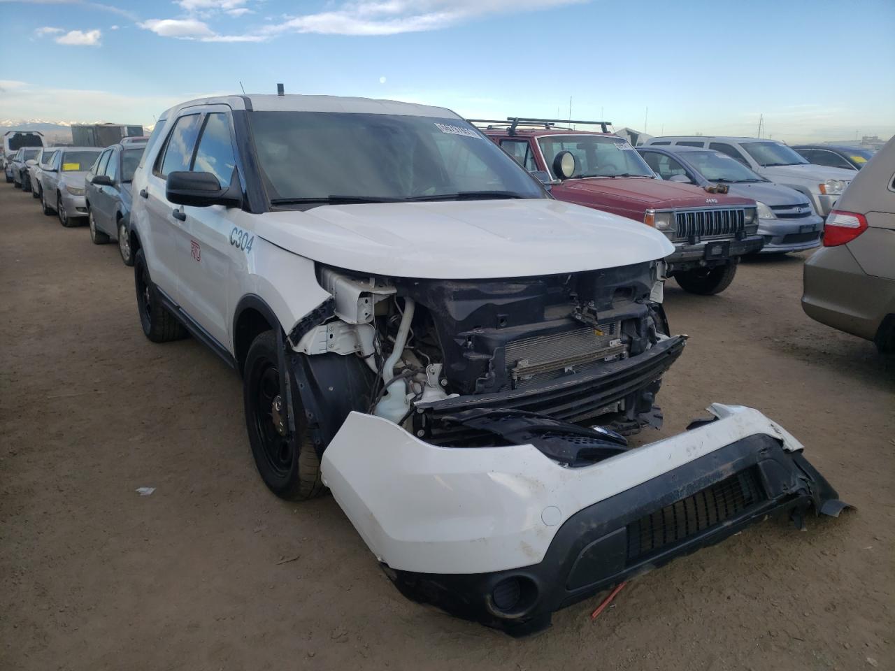 FORD EXPLORER P 2015 with VIN 1FM5K8AR8FGB26260 - Photo from auction