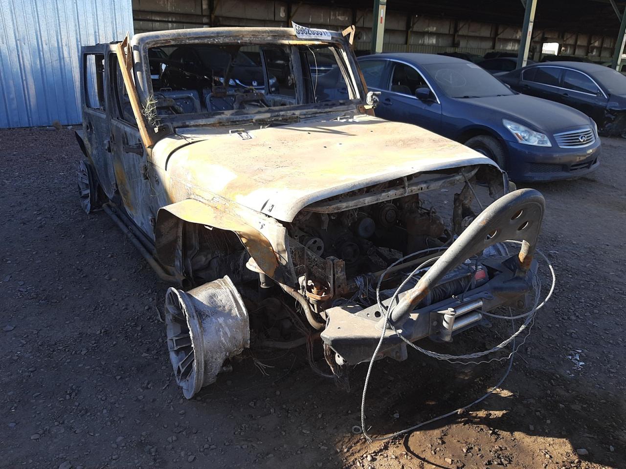 JEEP WRANGLER U 2013 with VIN 1C4BJWEG4DL565192 - Photo from auction