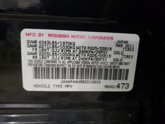 Photo 10 from auction – 2011 MITSUBISHI OUTLANDER with VIN JA4AP4AU9BZ013833