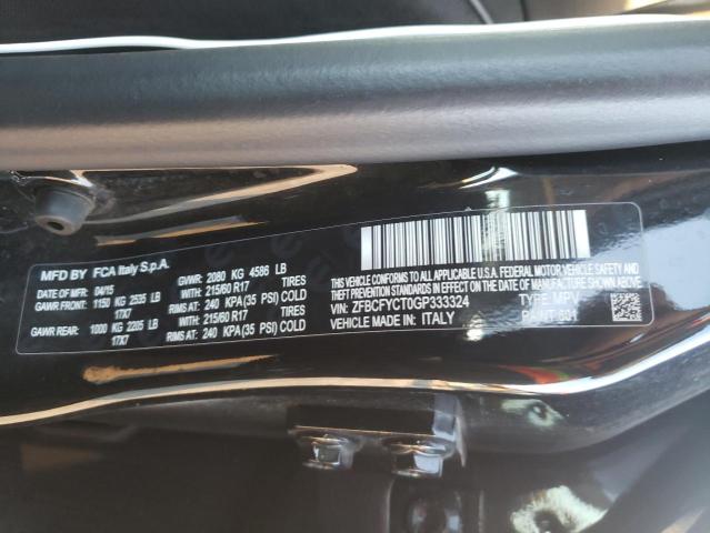Photo 10 from auction – 2016 FIAT 500X TREKK with VIN ZFBCFYCT0GP333324