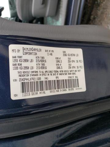 صورة رقم 10 من المزاد - 2007 DODGE GRAND CARA مع VIN 2D4GP44L07R211689