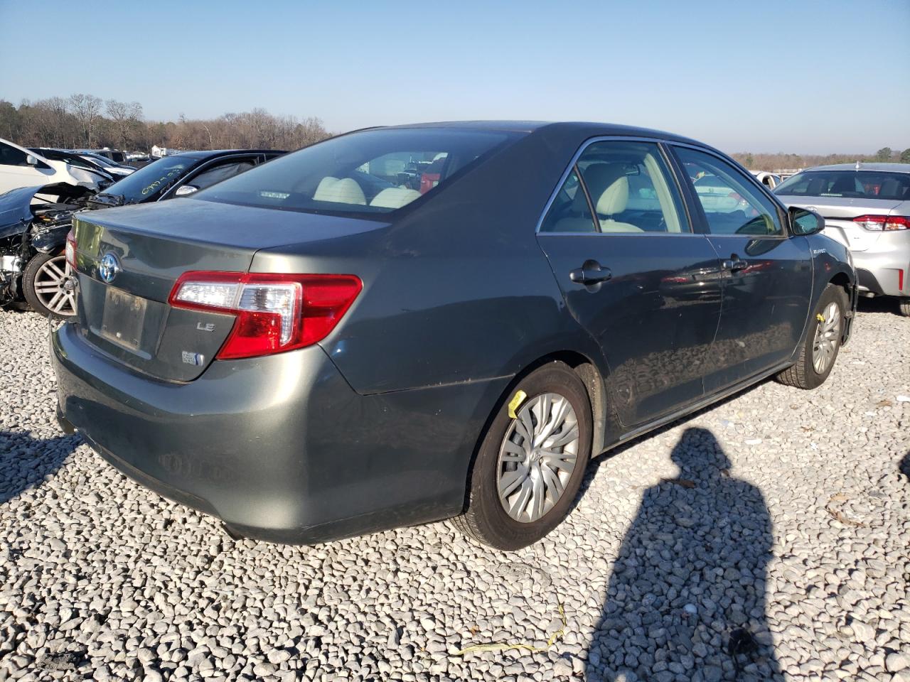 Photo 4 from auction – 2013 TOYOTA CAMRY HYBR with VIN 4T1BD1FK8DU078564
