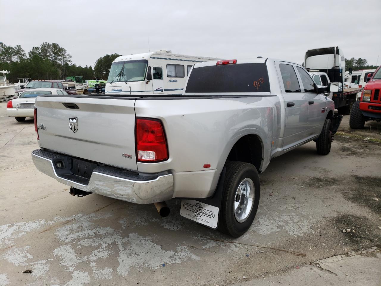 Photo 4 from auction – 2012 DODGE RAM 3500 S with VIN 3C63DRGL8CG120299