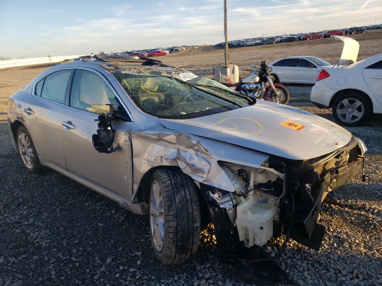 NISSAN MAXIMA S 2012 with VIN 1N4AA5AP0CC870446 - Photo from auction