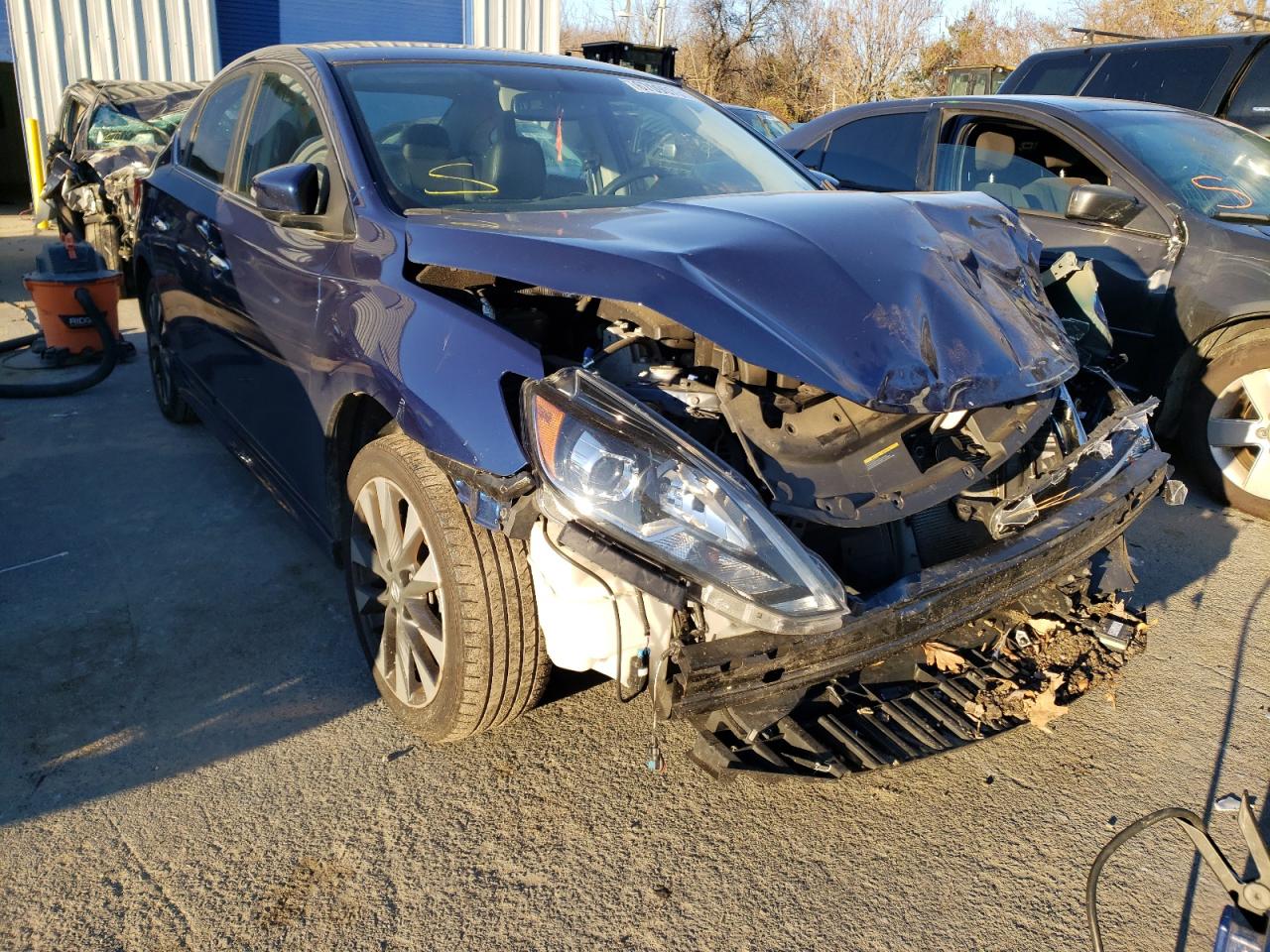 NISSAN SENTRA S 2019 with VIN 3N1AB7AP1KY261183 - Photo from auction