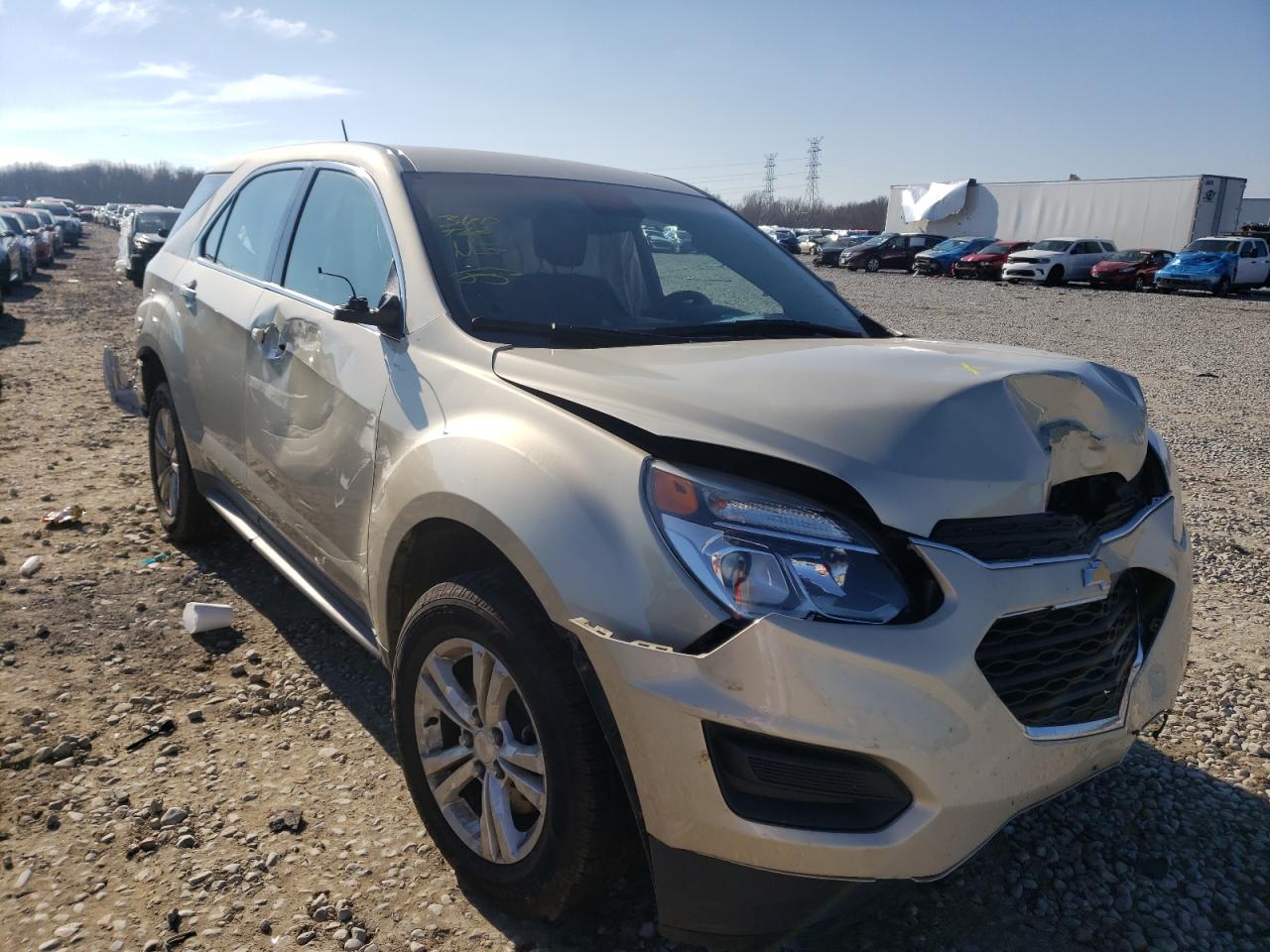 CHEVROLET EQUINOX LS 2016 with VIN 2GNALBEK0G1150911 - Photo from auction