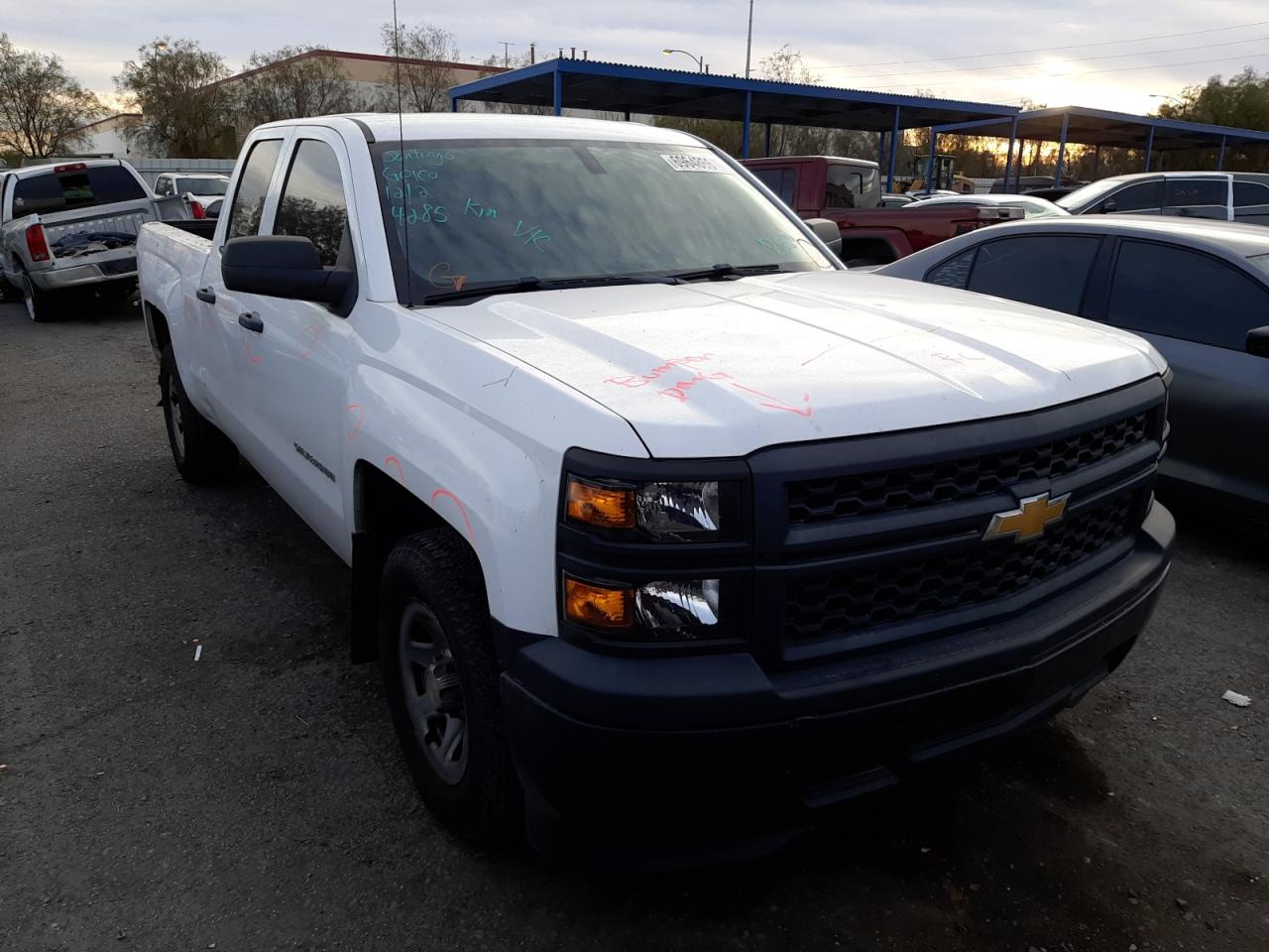CHEVROLET SILVERADO 2014 with VIN 1GCRCPEH5EZ266008 - Photo from auction