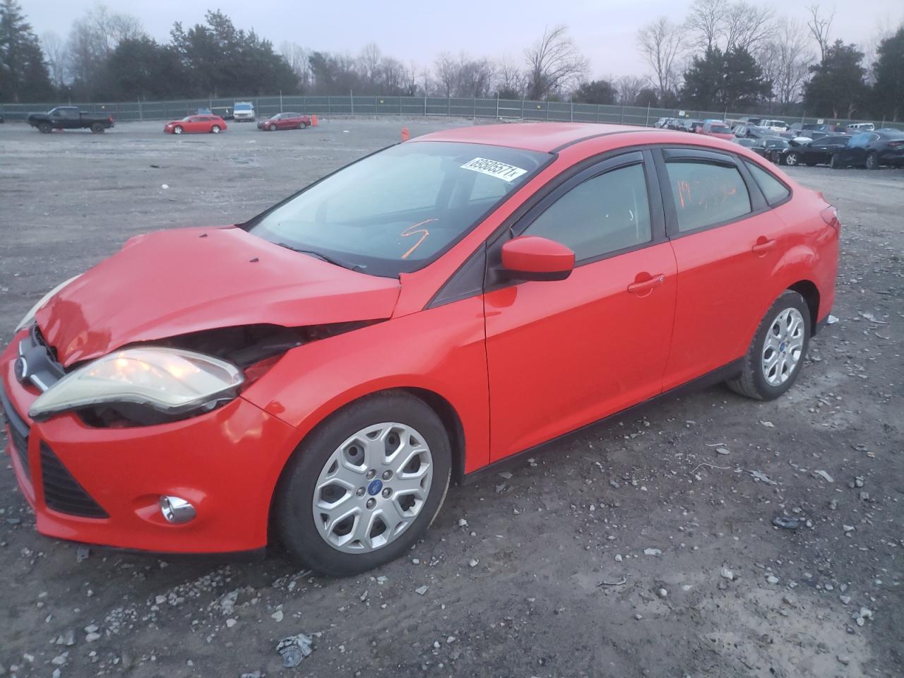 Photo 2 from auction – 2012 FORD FOCUS SE with VIN 1FAHP3F24CL132387