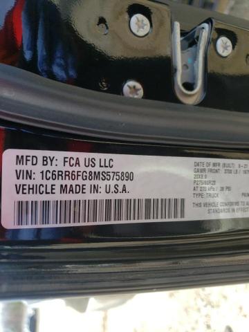 Photo 10 from auction – 2021 RAM 1500 CLASS with VIN 1C6RR6FG8MS575890